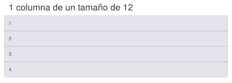 1 columna