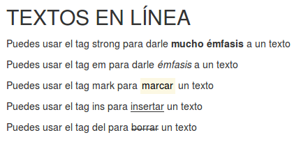 Textos en línea