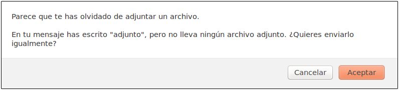 Solicitar confirmación. Fuente: gmail.com