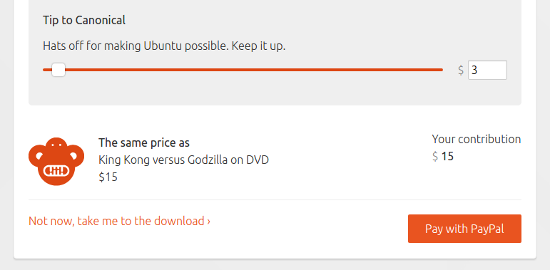 Donativo de Ubuntu